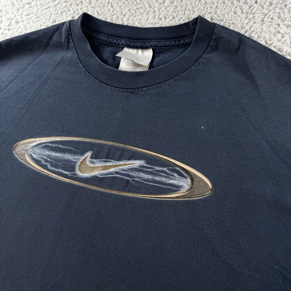 Vintage Nike Silver Tag 90s T-shirt Nike Swoosh Y2K - Size XL